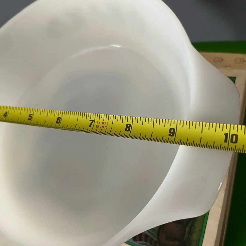 Vintage Fire King Meadow Green Casserole dish